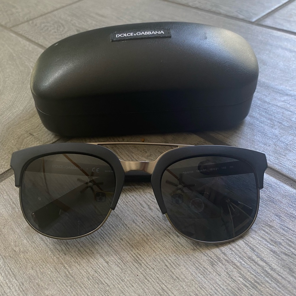 Dolce & Gabbana Matte Black Sunglasses  DG6103